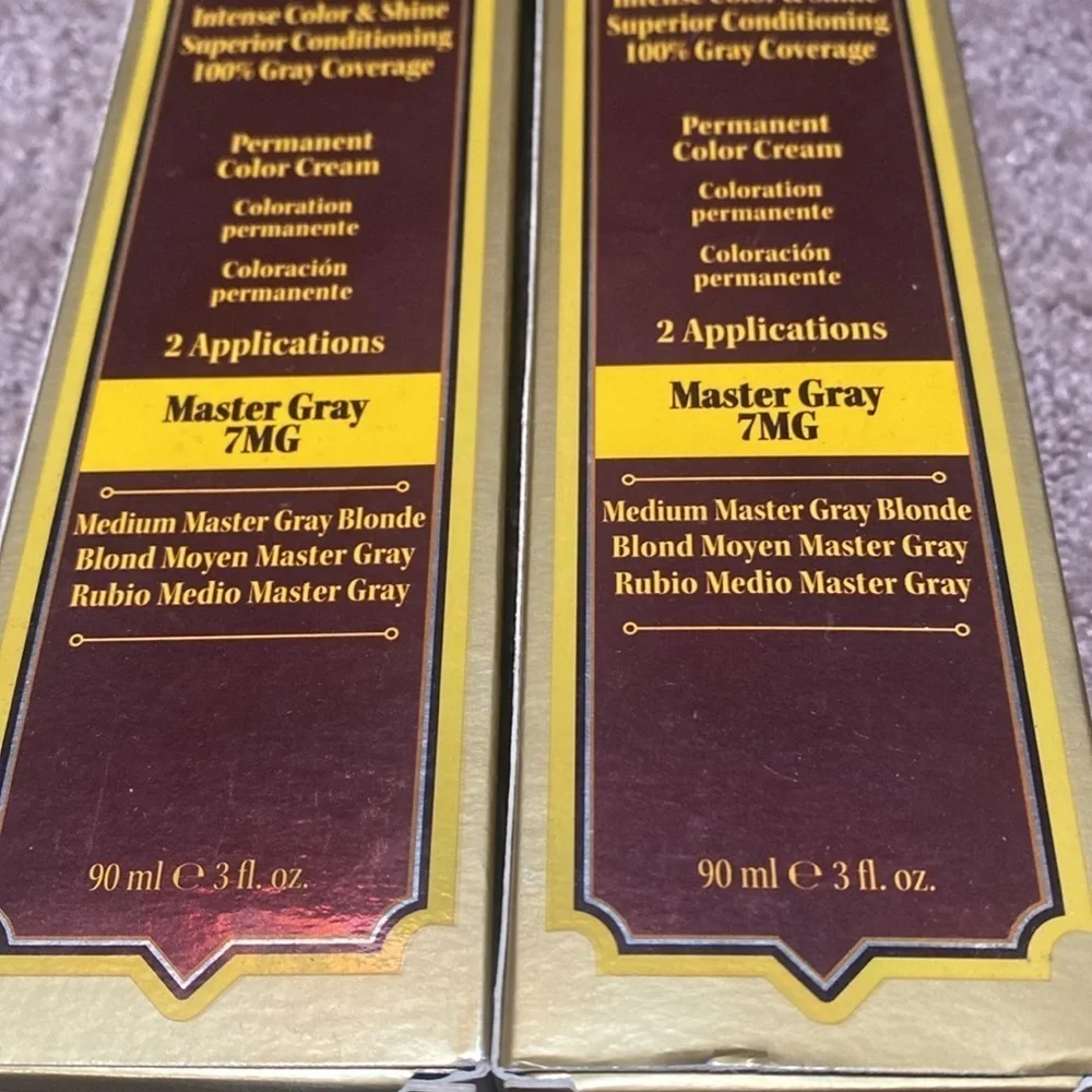 3/$20. Argan Oil Hair Color Cream Bundle Master Gray Blonde Beauty Aid